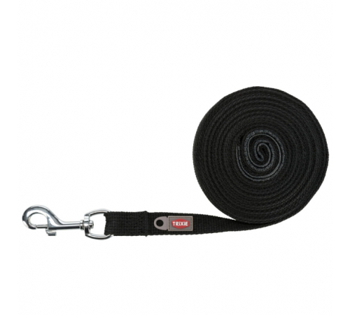 Trixie Schleppleine, 5 m / 20 mm, schwarz