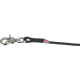 Trixie Schleppleine, rund aus Segeltau mit Trigger Snap Hook - schwarz - 15 m