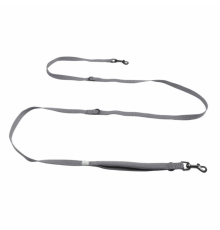 Duvoplus Trainingsleine EXPLOR Ultimate Fit Safety - Silver Reflective - 220cm - 25mm