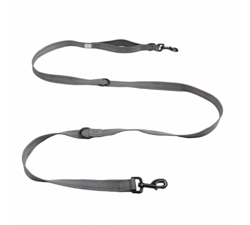 Duvoplus Trainingsleine EXPLOR Ultimate Fit Safety - Silver Reflective - 220cm - 25mm