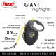 Flexi Rollleine GIANT Gurt - 8m / 25kg