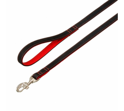 Karlie Buffalo Ultra Leine - Schwarz/Rot - 25 mm / 100 cm
