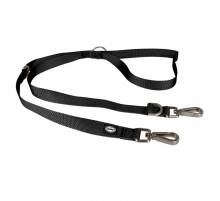 Duvoplus Explor North Duo Leine 200cm/25mm - Schwarz