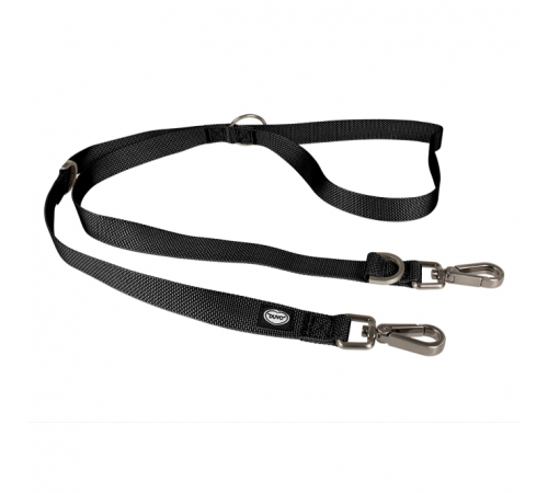Duvoplus Explor North Duo Leine 200cm/25mm - Schwarz
