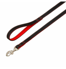 Karlie Buffalo Ultra Leine - Schwarz/Rot - 20 mm / 100 cm