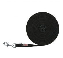 Trixie Schleppleine, 15 m / 20 mm, schwarz