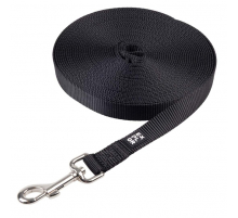 Duvoplus EXPLOR Trackingleine Classic flach - schwarz - 5m/20mm