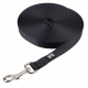 Duvoplus EXPLOR Trackingleine Classic flach - schwarz - 5m/20mm