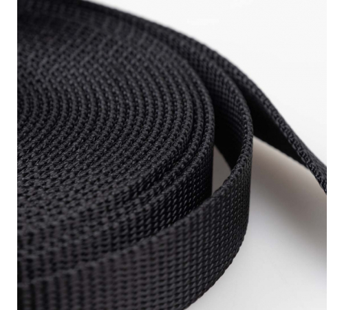 Duvoplus EXPLOR Trackingleine Classic flach - schwarz - 5m/20mm