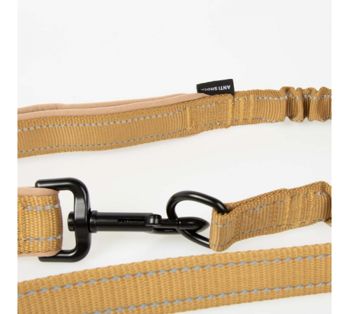 Duvoplus EXPLOR Ultimate Fit 2in1 Leine Classic - honey gold - 180cm - 25mm