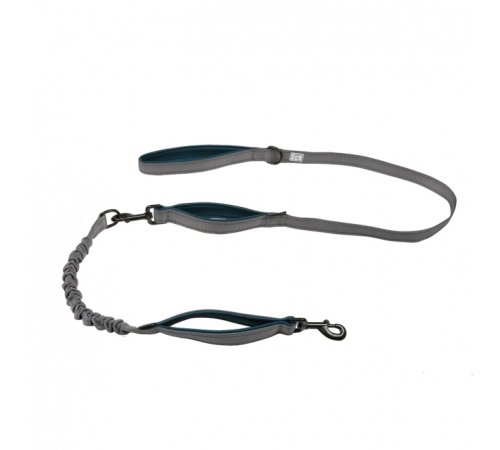 Duvoplus EXPLOR Ultimate Fit 2in1 Leine Classic - petrol blue - 180cm - 25mm