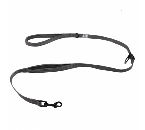 Duvoplus EXPLOR Ultimate Fit On-The-Road-Leine Safety - Silver Reflective - 130cm - 25mm