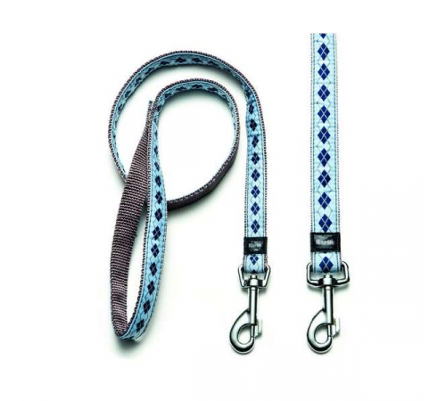 Karlie Art Joy Plus Leine RHOMBUS - Blau - 100cm x 25mm