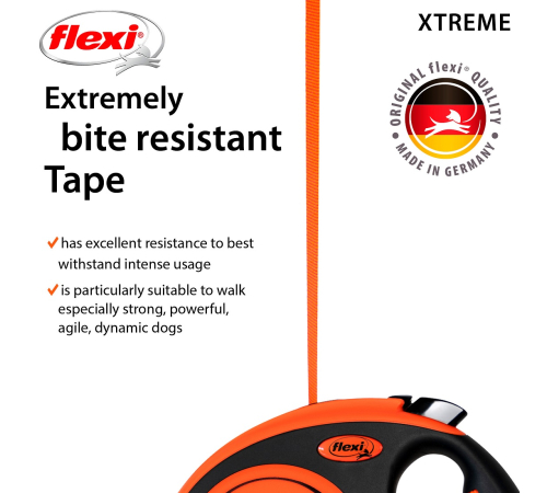 Flexi Rollleine XTREME Gurt - 5m / bis 20 kg