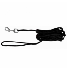 Trixie Schleppleine aus Nylon - schwarz, 5 m