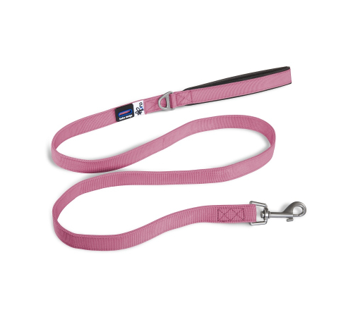 Поводок для собаки - curli Basic Leine Nylon - Pink - 140 cm/2,0 cm