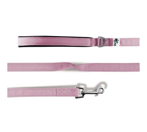 Поводок для собаки - curli Basic Leine Nylon - Pink - 140 cm/2,0 cm