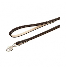 Karlie Buffalo Ultra Leine - Schwarz/Hellbeige - 25 mm / 100 cm