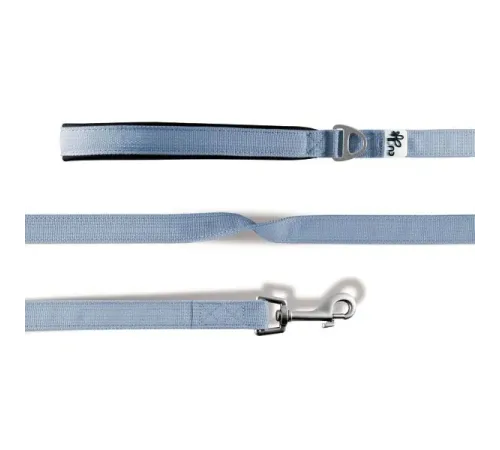 Поводок для собаки - Curli Basic Leine Nylon - Skyblue - 140 cm/2,0 cm