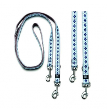 Karlie Art Joy Plus Führleine RHOMBUS - Blau - 200cm x 15mm