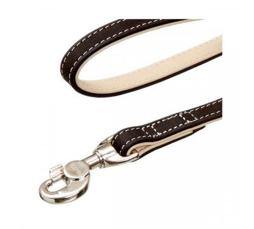 Karlie Buffalo Ultra Leine - Schwarz/Hellbeige - 15 mm / 100 cm