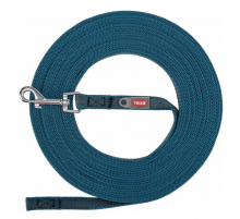 Trixie Schleppleine, gummiert - petrol - 15 m/15 mm