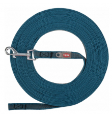 Trixie Schleppleine, gummiert - petrol - 15 m/15 mm