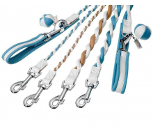 Karlie COTTAGE LINE Führleine - Blau-Weiß - 10 mm, 110 cm