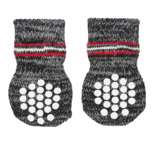 Trixie Hundesocken - Grau - L-XL