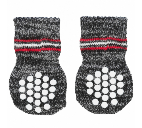 Trixie Hundesocken - Grau - XS-S