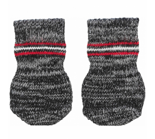 Trixie Hundesocken - Grau - XS-S