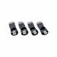 Karlie Doggy Socks Hundesocken 4er Set - Schwarz/Grau - S