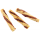 Dokas Dog Snack Kau Twister Rinderhaut, Entenherz & Entenbrust 200 g