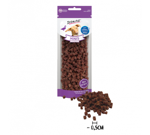 Dokas Dog Snack Minis Entenbrust 70 g