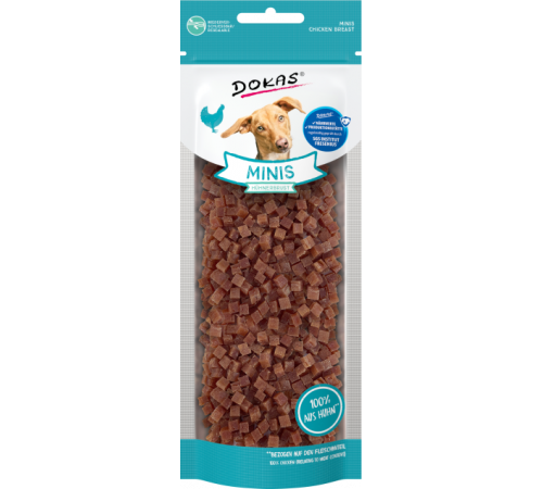 Dokas Dog Snack Minis Hühnerbrust 70 g