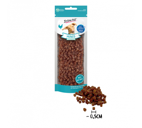 Dokas Dog Snack Minis Hühnerbrust 70 g