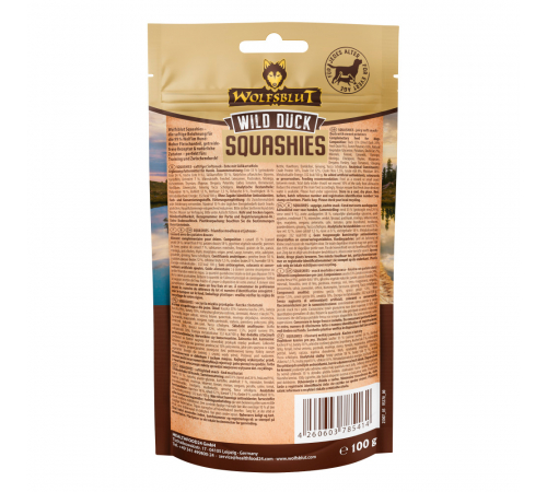 Wolfsblut Snack Squashies Wild Duck 100 g