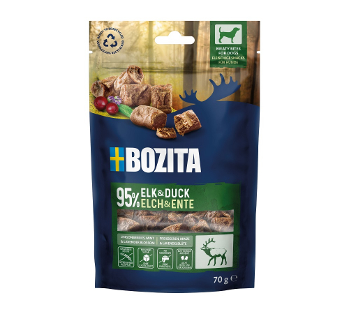 Bozita Hundesnack Meaty Bites Hirsch & Ente Duo-Protein 70 g