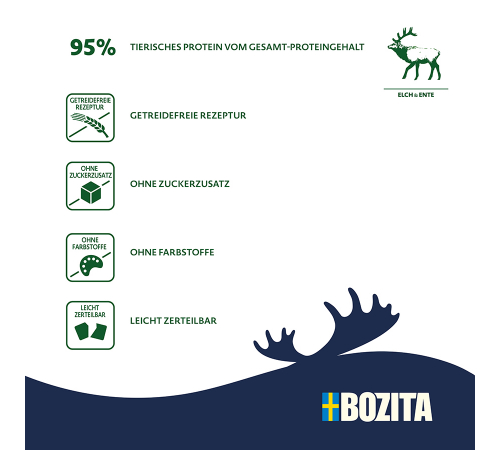 Bozita Hundesnack Meaty Bites Hirsch & Ente Duo-Protein 70 g