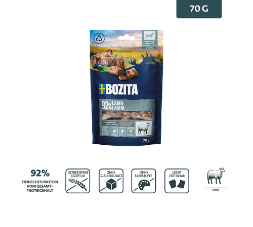 Bozita Hundesnack Meaty Bites Lamm 70 g