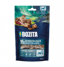 Bozita Snacks Meaty Bites Rentier & Ente 70 g