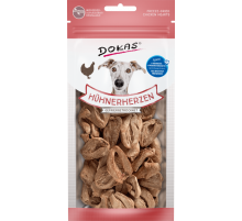 Dokas Dog Snack Hühnerherzen gefriergetrocknet 22 g