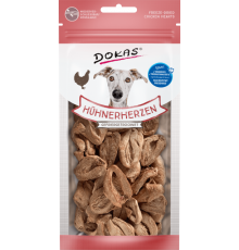 Dokas Dog Snack Hühnerherzen gefriergetrocknet 22 g