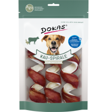 Dokas Dog Snack Kau-Spirale mit Entenbrust (3 Stück) 110 g