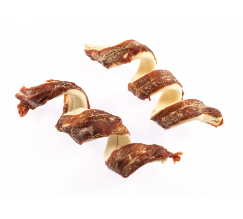 Dokas Dog Snack Kau-Spirale mit Entenbrust (3 Stück) 110 g