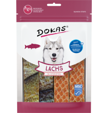 Dokas Dog Snack Lachs in Streifen 100 g
