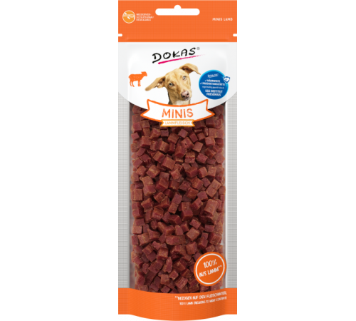 Dokas Dog Snack Minis Lammfleisch 70 g