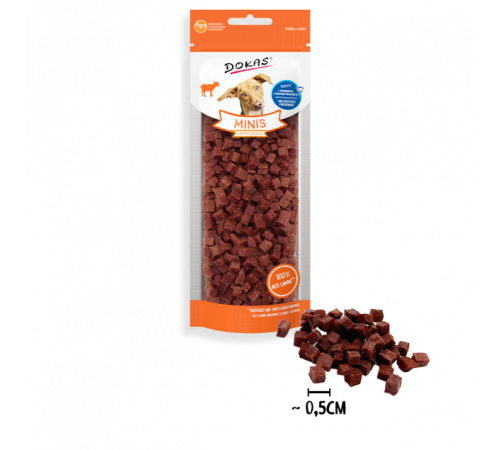 Dokas Dog Snack Minis Lammfleisch 70 g