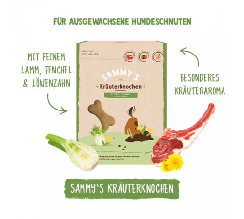 bosch Hundesnacks Sammy's Kräuterknochen 1 kg