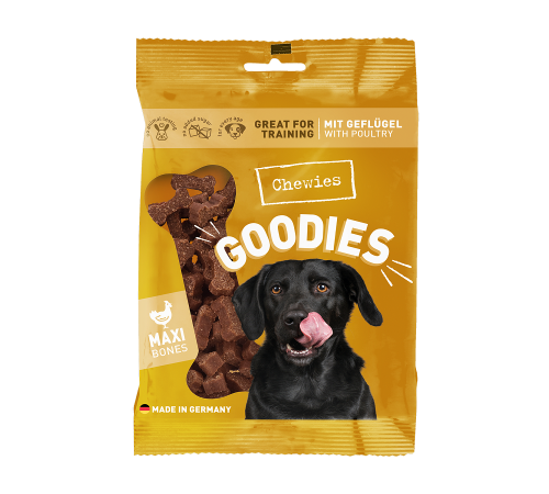 Ласощі для собак - Chewies Goodies Maxi mit Geflügel 200 g